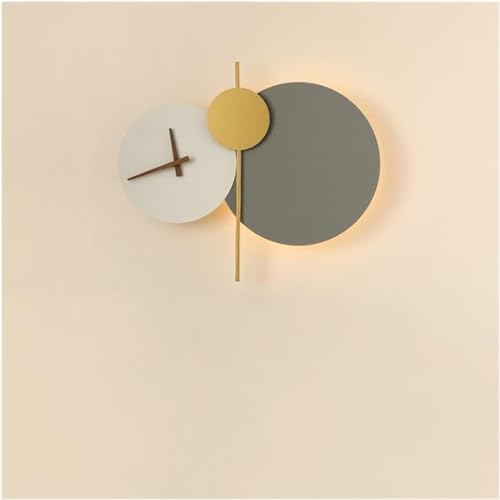 Lampe murale horloge LED pour l'ambiance feutrée du salon de lecture