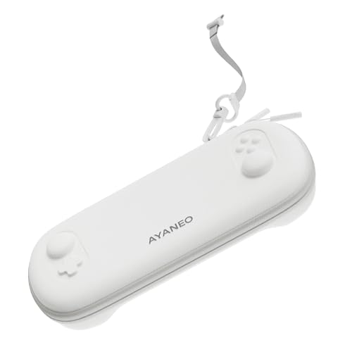 AYANEO Pocket EVO��p �n�[�h�P�[�X �Ռ��ی� �����^�� (�z���C�g)