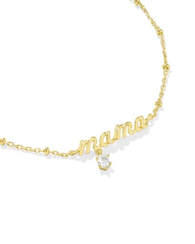 Kendra Scott Mama Crystal Delicate Chain Bracelet, White Cubic Zirconia, Fashion Jewelry for Women2