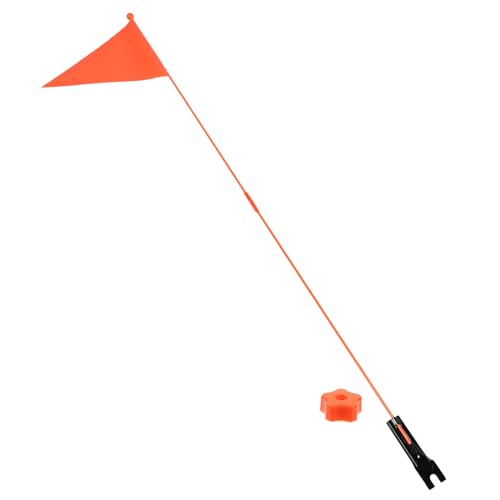 OHPHCALL 2Sets Durable Bicycle Safety Flags Triangle Bike Flags for Easy Installation Bright Color Visibility for Cycling Tricycles and Scooters