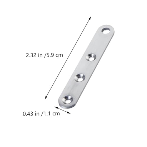 Bisagra invisible de acero inoxidable con eje superior e inferior para armarios (6 piezas) 3