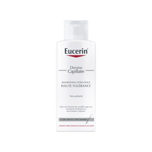 Eucerin Dermo Capillaire Shampoing Haute Tolérance, Extra-Doux, 250 ml