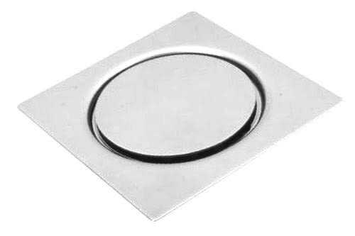 Vida Bath 304 Grade Stainless Steel Drain Channel for Landscapes, Roofs, Terraces, Balconies, Gardens, Corridors (150mm x 150mm, 6 inch x 6 inch, 15cm x 15cm)