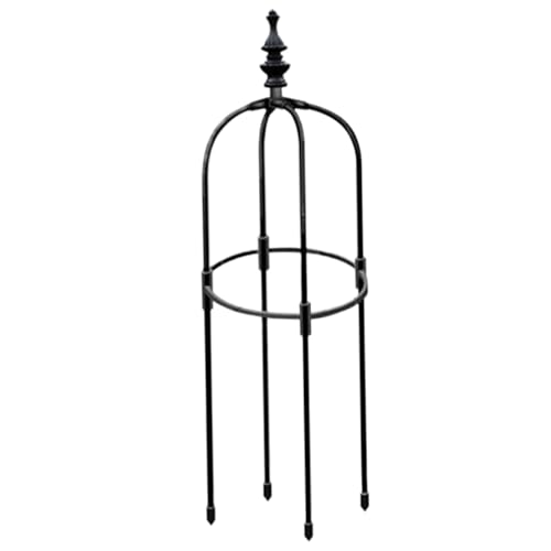 Hilai Gartenobelisk, 35 hohe Metallobelisken für Kletterpflanzen, rostfreies Pflanzenspalier für Blumen, Gemüse, Früchte, Reben
