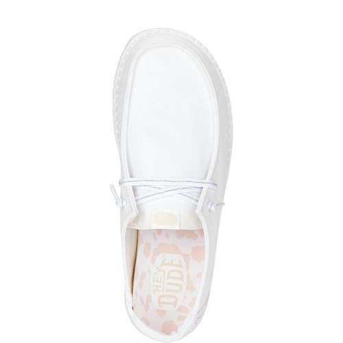 Image of HEYDUDE Women's Wendy Stardust Slip On Loafers | Lightweight Casual Shoes for Travel, Walking & Everyday Style