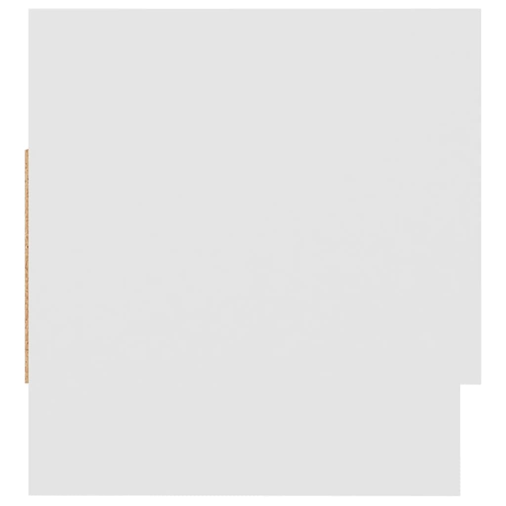 ACAGALA Armario colgante para baño, armario de pared plegable para baño, apertura telescópica, 70 cm de ancho, con tendedero, color blanco, 70 x 32,5 x 35 cm