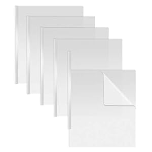 Sliding Bar Clear Report Covers, 50 Per Box, White Slider Bars, Durable 5 mil Poly Thickness, Letter Size, by Better…