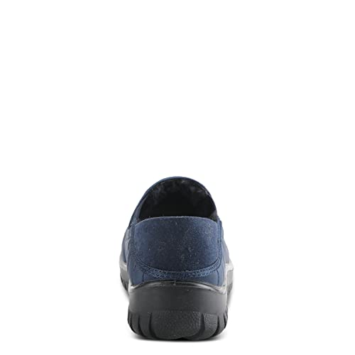 Image of Flexus Spring Step Mella Slip on Shoes for Women - Waterproof Nylon Loafer with Snow Grip Clip - Comfortable Ladies Shoes for Outdoor