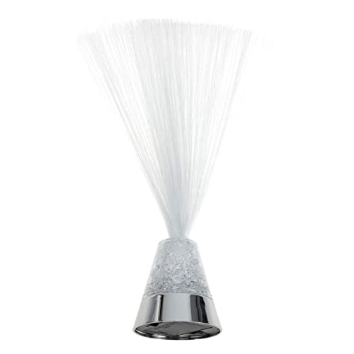 Mikikit 2pcs Fiber Optic Light Color Changing USB Battery Powered Decorative Lamp for Home Party Creative Gypsophila Design Easy Installation Eye-catching Visual Effects Night Light