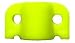 GPP Bowfishing Arrows Safety Slides (Pack of 12), Yellow 5/16 ID