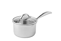Scanpan STS Stainless Steel Saucepan, 16cm, 1.8 Litre, All Cooktops Including Induction, Oven Safe, Dishwasher Safe