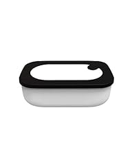 Guzzini On The Go Lunchbox con Contenitore, Spalvieri & Del Ciotto, 20 x 12 x h7 cm, 900 cc, Bianco