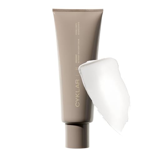 Nutrient Rich Body Cream. Crescent Fragrance Nourishing Moisturizer with Niacinamide and Banana Flower Extract. Deep Hydration, Thick Body Lotion, Dry Skin Cream for Women and Men, 8 Fl Oz