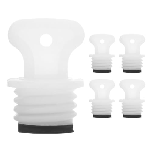 TOVINANNA 5 Pcs Tappi Chiusura Bottiglie Acqua Calda Coperchio Sacchetto Tappo Bottiglia Acqua Calda Chiusura Filettata Sostituzione Spina Sacchetto, 21mm