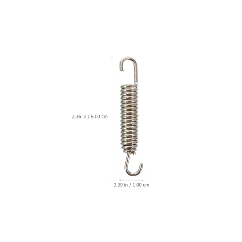 SOLUSTRE Auspuff Feder Voll Drehbare Edelstahl Befestigungsfedern Für Motorräder 65mm Spannfeder Für Auspuffanlagen Langlebige Montagefedern Für Motorbike Exhaust System