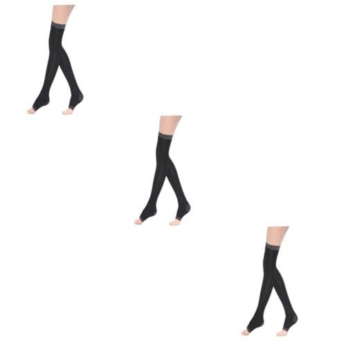 Holibanna 3 Pairs Lady Stockings Women Stockings Sleeping Stockings Compression Stockings