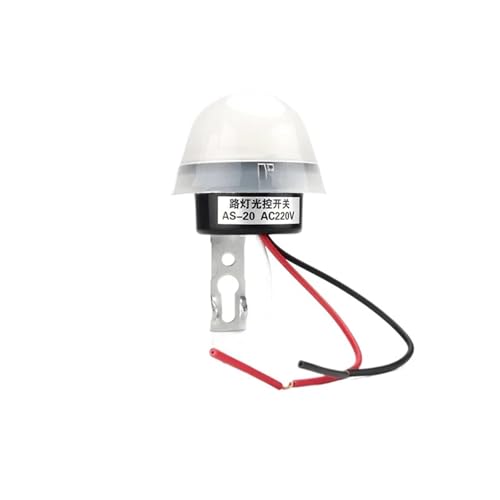 Interrupteur photoélectrique AS-20 DC 12V 10A étanche pour éclairage automatique