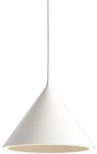 Lustre suspension LED conique en aluminium réglable en hauteur