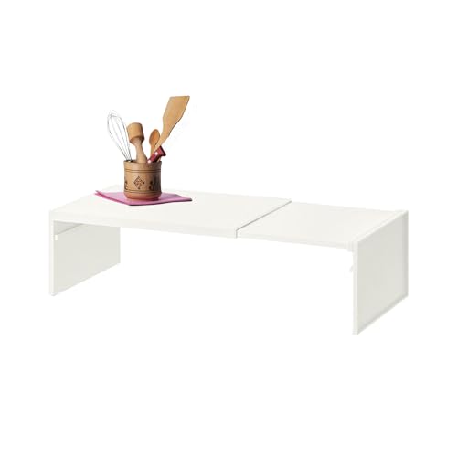 Genérico Organizador De Armario Extensible De Multiple Altura, Estante para Almacenamiento De Cocina, Armario, Zapatero, Estante De Cocina Extensible Organizador Negro, Ideal para Fregadero, Ropero,