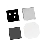 Contenido del paquete: recibirás 1000 imanes acrílicos en blanco para nevera, suficientes para satisfacer tus necesidades de bricolaje. Cada imán de refrigerador mide aproximadamente 50x5 0mm/63,5x63,5mm