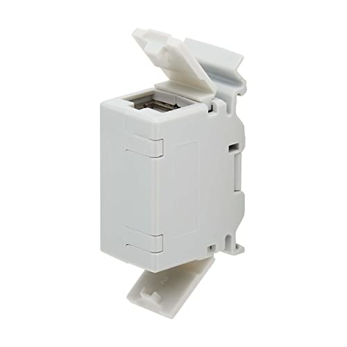 Acoplador RJ45 Cat6a montable DIN-Rail macho a macho miniatura 6