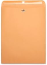 Business Source Heavy-Duty Clasp Envelopes - Clasp - #110-12" Width x 15 1/2" Length - 28 lb - Clasp - Kraft - 100 / Box - Kraft