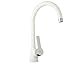 DP Griferia Gardenia - Robinet Mitigeur de cuisine (évier), blanc