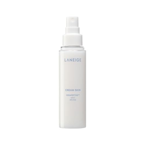 Image of LANEIGE Cream Skin Toner & Moisturizer: Lightweight Refillable Korean Milky Toner with Ceramide & Peptide for Hydration, Firming, & Barrier Support