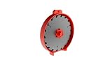 TripleD Tools 6.5-inch Circular Saw Blade Holder - Multiple Blades Storage with Anti-Roll Base, Large Grip Nut, Hanging Hole - Compatible with Diablo, Makita, Dewalt, Craftsman, (Yellow)