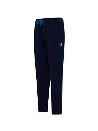 Image of Jockey AB13 Boys Super Combed Cotton Rich Graphic Printed Trackpants with Contrast Side Piping