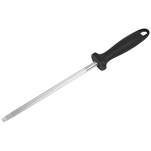 Haste de afiar, faca de aço inoxidável para afiar, faca de afiar de cozinha profissional para chefs