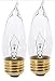 Set of 2 Touch Light Bulbs for OK Lighting 14 Inch Touch Lamps
