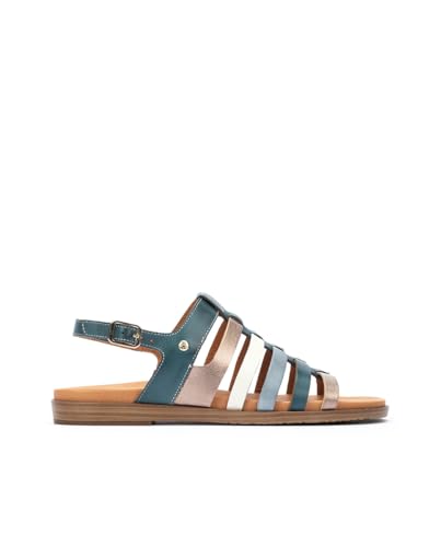 Sandales plates en cuir femme Formentera nu-pieds d'été chic