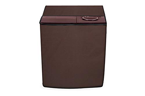 Image of Stylista Washing Machine Cover Compatible for LG 10.0 kg semi Automatic P2065R3SA Dark Brown Color
