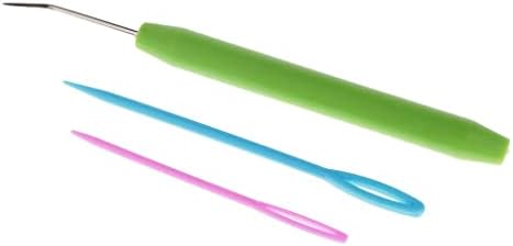 IEUDNS Handle Knitting Loom Hook + 2 Pieces - 2