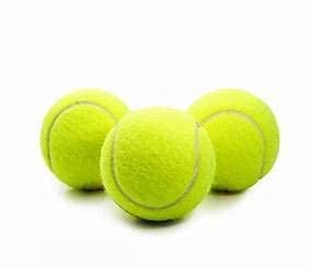 PROSPO Cricket Tennis Ball, Made of Rubber for Training, Tennis Training,Rubber Heavy Ball,(Green, Standard Size) (Set of 3)