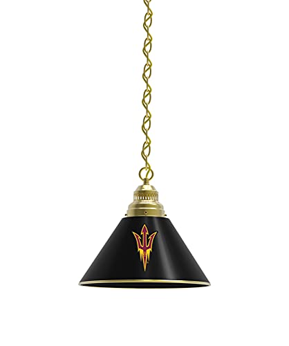 Holland Bar Stool Co. Arizona State Pendant Light with Brass Fixture and Pitchfork Logo by The
