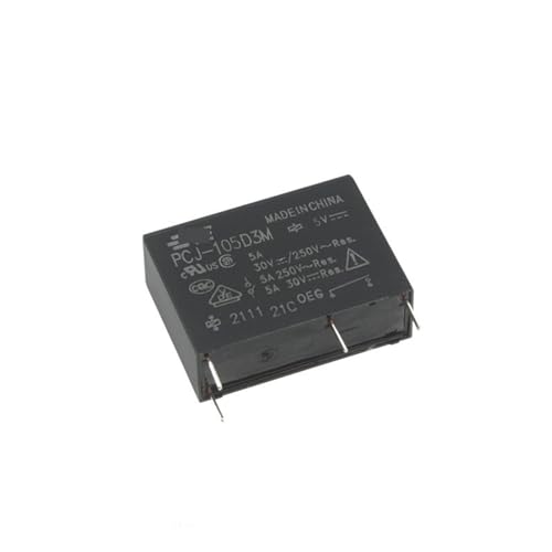 Relé de potencia PCJ-112D3M microondas mini relé 5A 4 pines lote de 5 piezas
