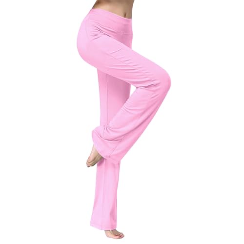 Pantalon bouffant rose femme taille M vêtement fluide été style bohème