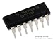 TEXAS INSTRUMENTS SN74F08N IC, QUAD AND GATE, 2I/P, DIP-14 (1 piece)