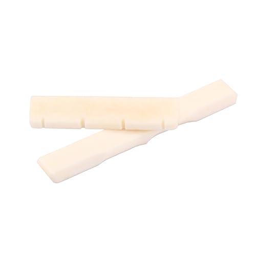ERINGOGO Replace Old Ukulele Bridge Saddle and Nut Dj102 Bone Material Easy Fit Improve Your Ukulele Performance