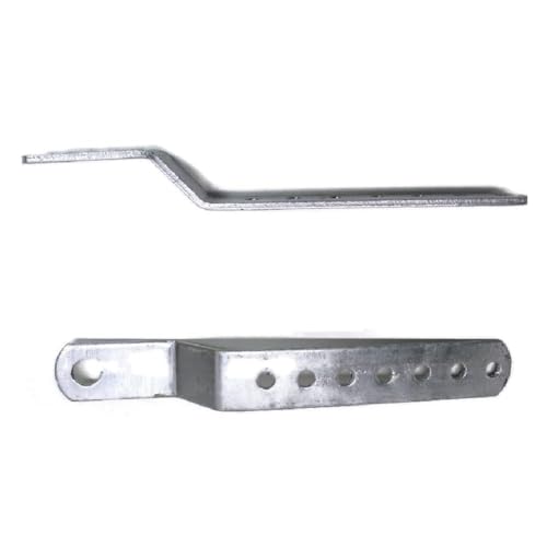 FreeAgain 2 Pieces 11.5? x 1.5? Brackets Boat Trailer Keel Roller Adjustable Bracket Kit,Two Galvanized for Repair,Replacing Original Equipment
