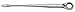 Westward 4NZN6 Ratcheting Combo Wrench, 19mm, 12 In