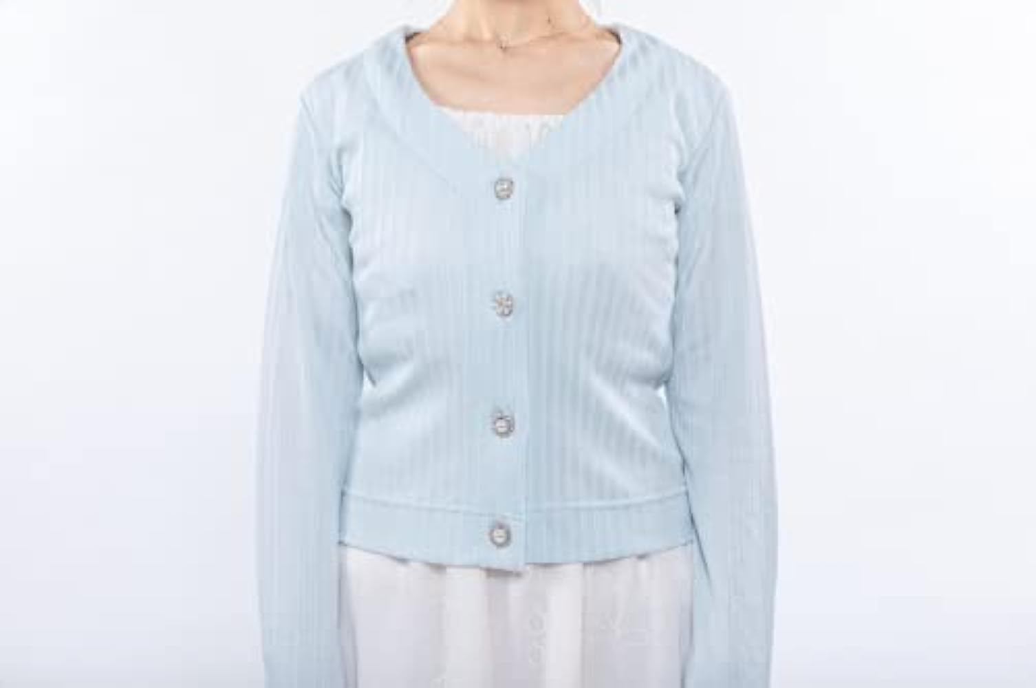 Amazon | UVカットカーディガン Shiro no Sakura.(シロノサクラ