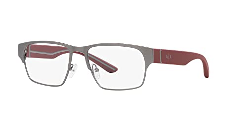 Image of Armani Exchange mens Ax1059 Rectangular Prescription Eyewear Frames