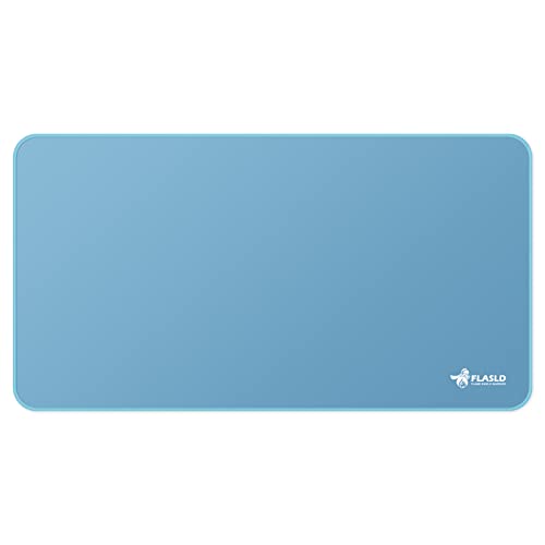 FLASLD Fire Pit Mat, 24 X 42 inches Fireproof Pad for Grill, Tent Stove,Fireplace Stove & Hearth, Prevent Your Deck Patio & Grass Lawn from Damaged by High Temperature, Sky Blue