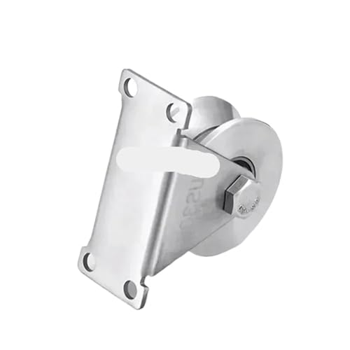 Poulie de porte coulissante H en inox 304 avec roulement pour douche et meuble