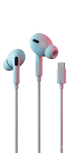 Image of Type-C Wired Earphones for iPhone | Hi-Fi Sound, Built-in Mic & Volume Control | Compatible with iPhone 15, 16, 17, 17 Pro, iPad & All Type-C Devices