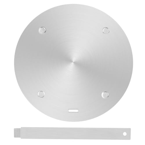 SAFIGLE Placa Adaptadora de Acero Inoxidable para Cocina de Gas y Eléctrica Difusor de Calor Profesional Placa de Inducción Resistente y Fácil de Limpiar para Cacerolas sin Inducción