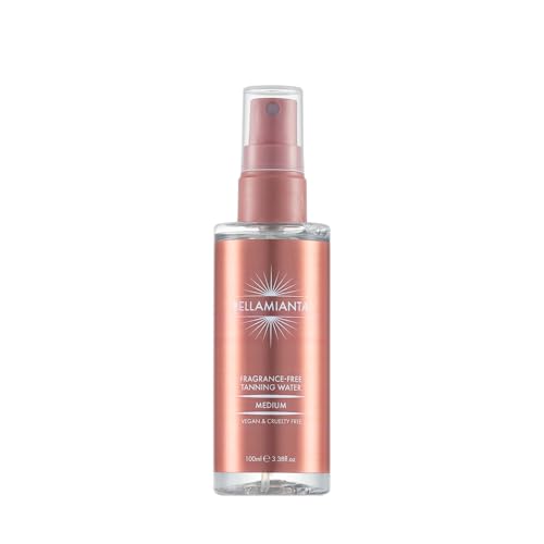 Bellamianta Fragrance Free Tanning Water Medium 100 ML pour un effet bonne mine naturel